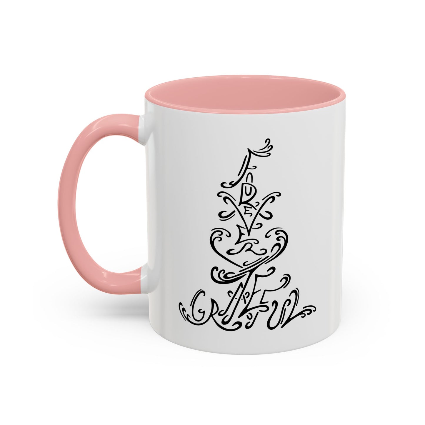 Forever Grateful Accent Coffee Mug