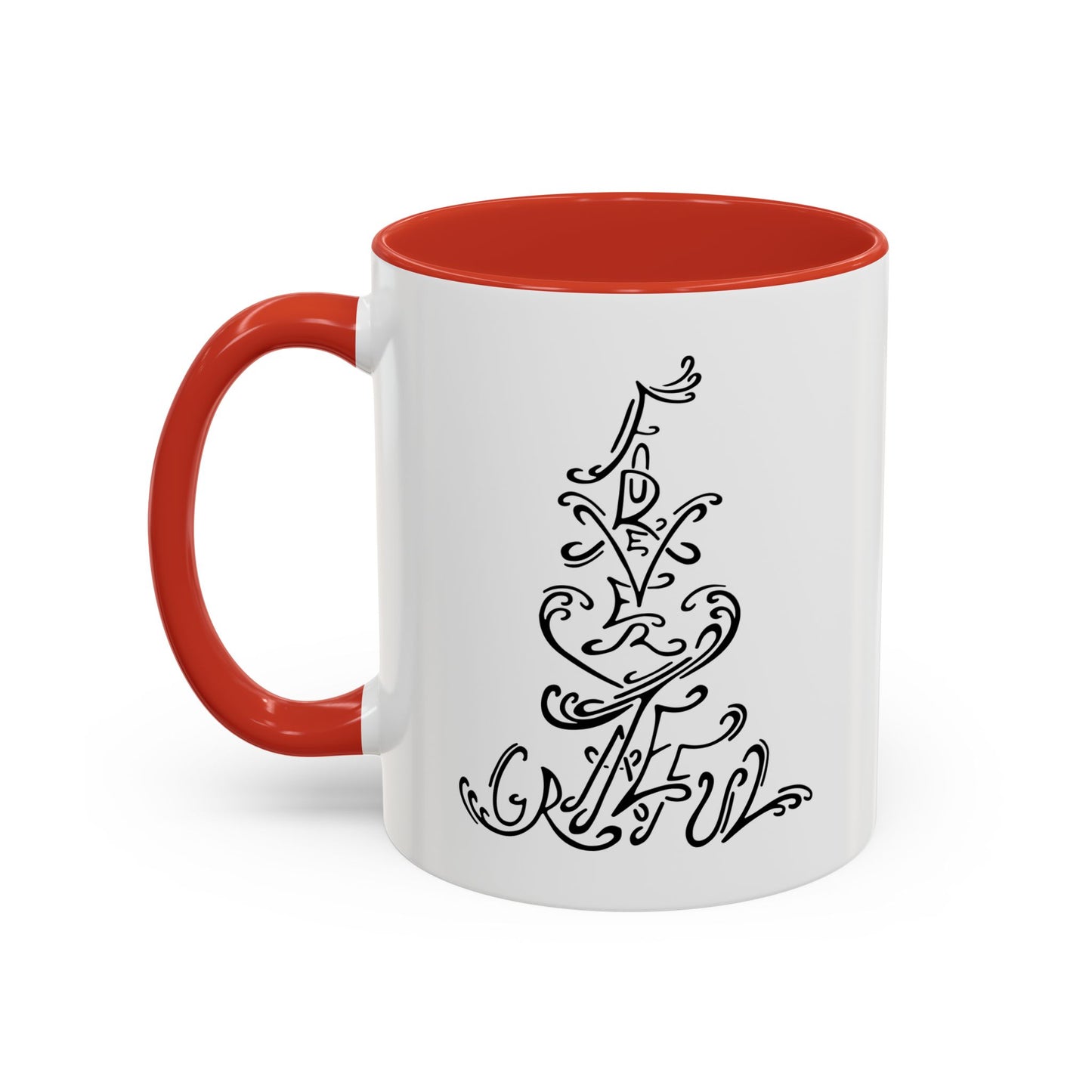 Forever Grateful Accent Coffee Mug