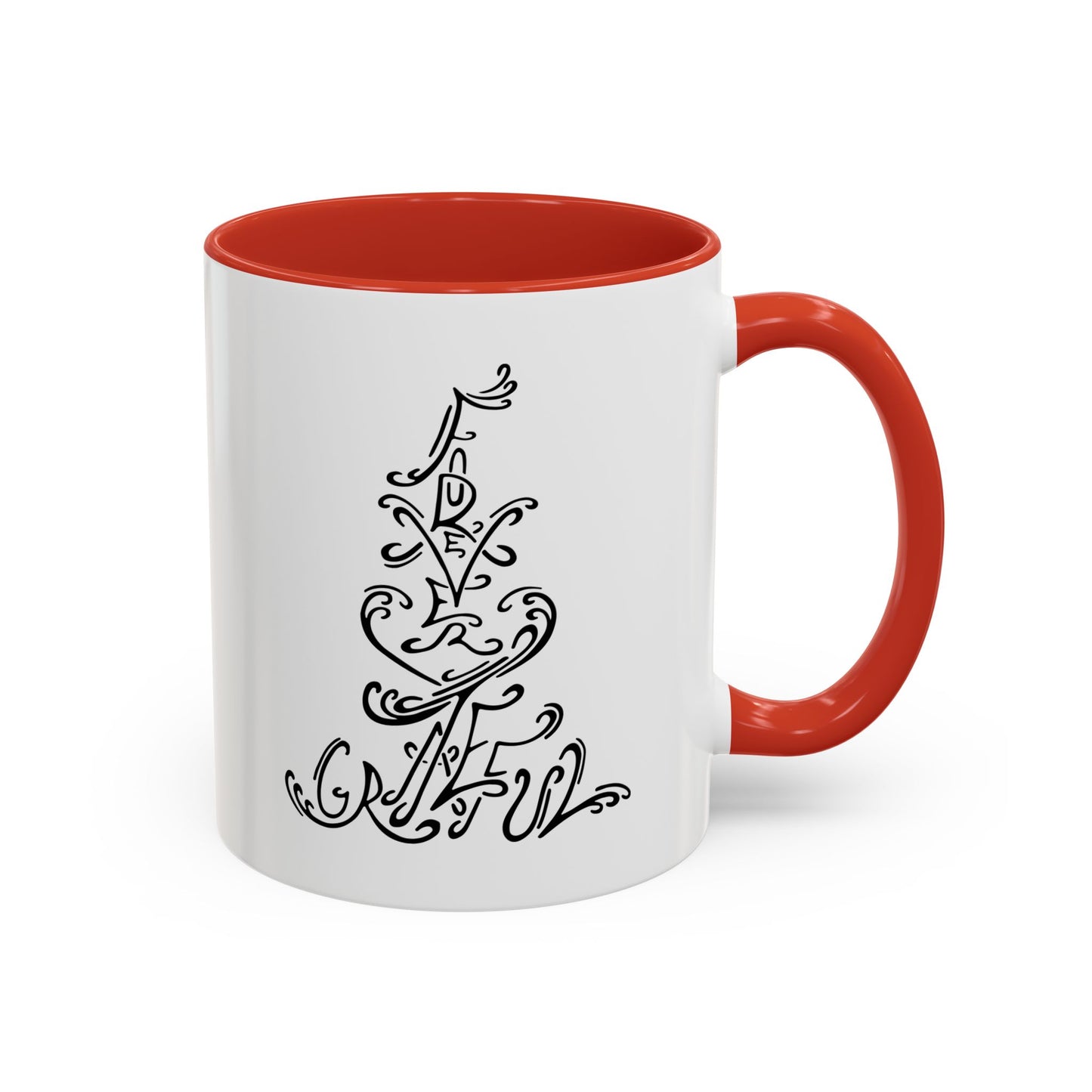 Forever Grateful Accent Coffee Mug