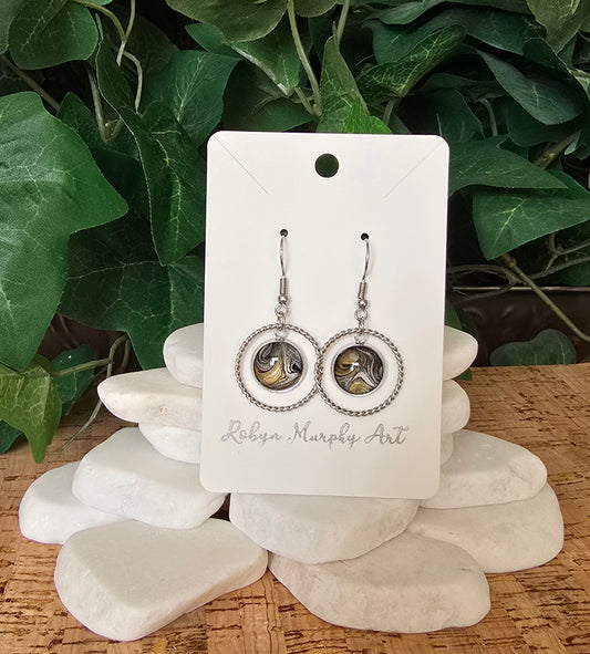 Elegant Stainless Steel Hoop Earrings