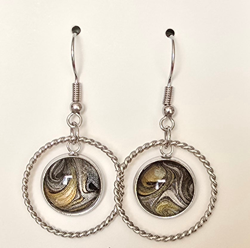 Elegant Stainless Steel Hoop Earrings