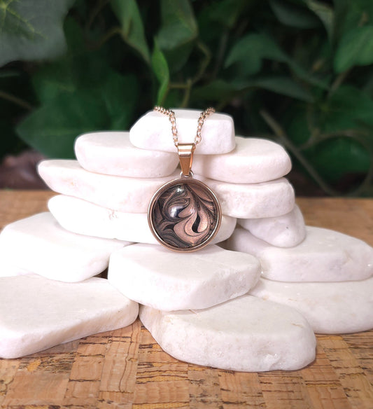 Rose Gold Plated Pendant Necklace