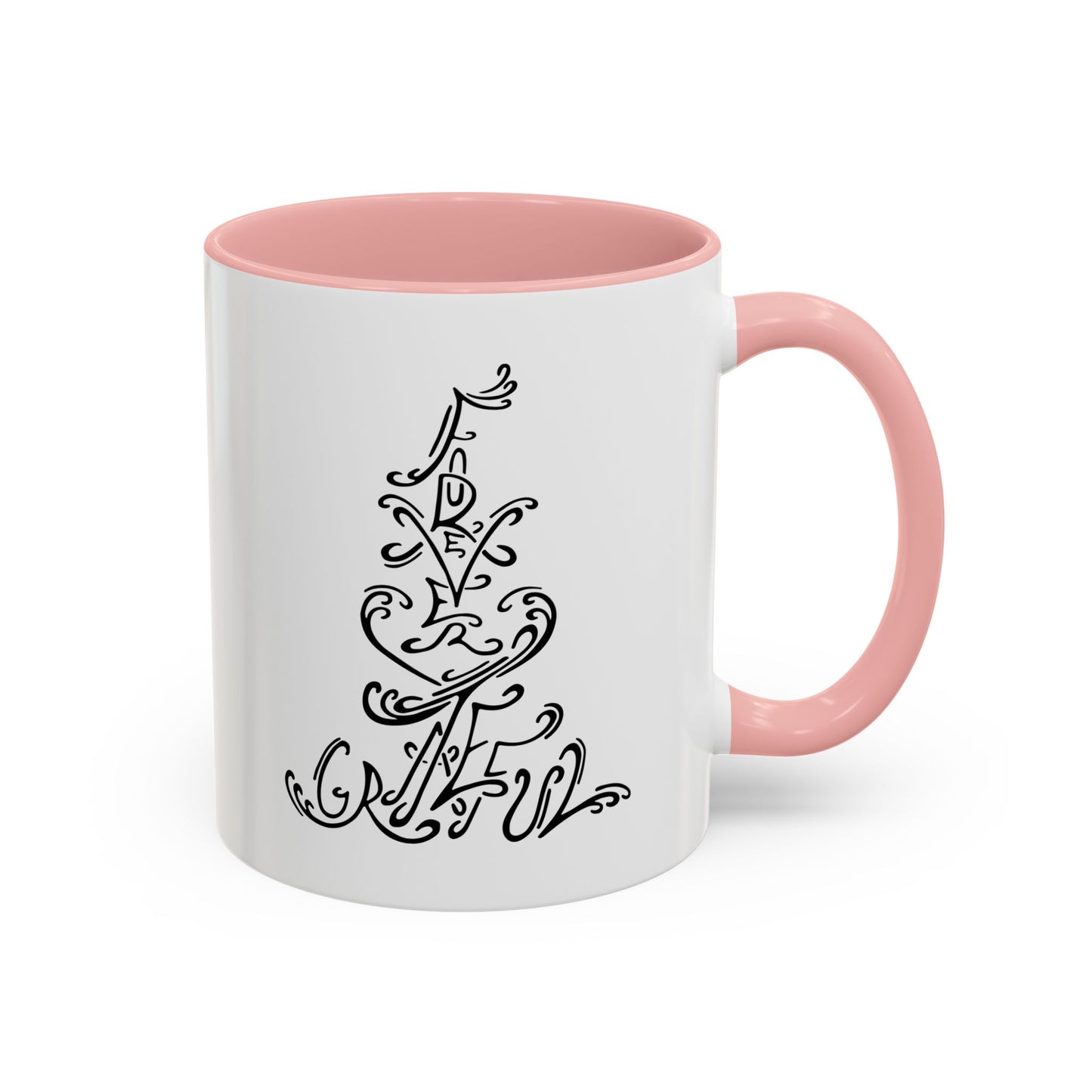 Forever Grateful Accent Coffee Mug